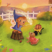 My project for course: Children’s Illustration with Procreate: Paint Magical Scenes. Traditional illustration, Digital Illustration, Children's Illustration, Digital Painting, and Picturebook project by Monique Baats - 07.12.2023