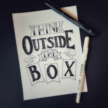 My project for course:  Intro to Hand-Lettering for Inspirational Quotes. Tipografia, Caligrafia, Lettering, Desenho tipográfico, H, e Lettering projeto de Janne Jensen - 13.07.2023