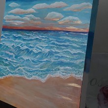 Ocean Series. Un proyecto de Pintura acrílica de Dawn Babcock - 13.07.2023