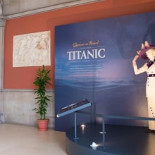 Titanic Exhibit. Design, and Signage Design project by Katie Greuel - 07.14.2023