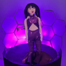 Proyecto marioneta “Selena”   @adeenagrubb. Artesanato, Stop Motion, To, e Art projeto de Valeria Ramirez - 17.07.2023