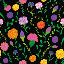 Mi proyecto del curso: Ilustración digital de patterns para productos. Un proyecto de Pattern Design, Ilustración digital, Estampación e Ilustración textil de Katherine Savé jorquera - 24.05.2023
