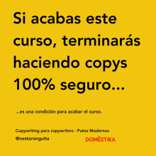 Mi proyecto del curso: Copywriting para copywriters. Advertising, Cop, writing, Stor, telling, and Communication project by Néstor Anguita - 07.20.2023