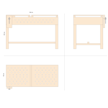 Il mio tavolo di lavoro.. Artesanato, Design e fabricação de móveis, Design de interiores, DIY, e Marcenaria projeto de stefano ghesini - 31.07.2023