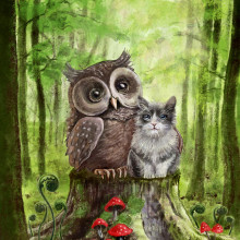 My project for course: Children’s Illustration with Procreate: Paint Magical Scenes. Traditional illustration, Digital Illustration, Children's Illustration, Digital Painting, and Picturebook project by joanna777art - 07.31.2023