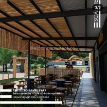 Parque de Bicicletas Bambu Park . Architecture, L, and scape Architecture project by Dwight Carpio - 01.05.2021
