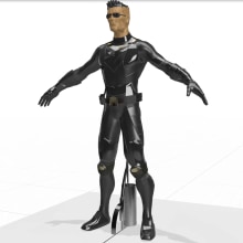 My Ronin 3D Model. Un proyecto de 3D, Diseño de personajes, Diseño de juguetes, Animación de personajes, Animación 3D, Diseño de personajes 3D, Diseño de apps y Desarrollo de apps de Micah William Abshear - 04.08.2023