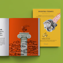 REVISTA NUESTRO TIEMPO / Portada e ilustraciones. Traditional illustration project by Del Hambre - 08.04.2023