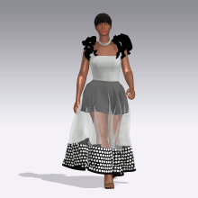 Mi proyecto del curso: Introducción al diseño de moda 3D con CLO. Animation, Fashion, Video, Fashion Design, 3D Design, Digital Design, Patternmaking, and Dressmaking project by Rosana Fernández - 08.01.2023