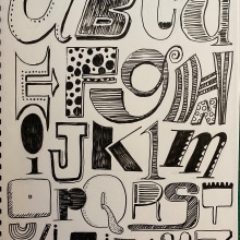 My project for course: Hand-Lettering Sketchbook: Techniques to Unlock Creativity. Esboçado, Criatividade, Desenho, H, Lettering, e Sketchbook projeto de ckiesler - 04.08.2023