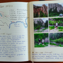 Mi proyecto del curso: Cuaderno de viajes: documenta emociones y recuerdos. Un proyecto de Sketchbook, Narrativa, Escritura de no ficción, Escritura creativa, Lifest y le de Patricia Moravec - 09.08.2023
