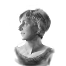 Retrato digital. Portrait Drawing project by Manuela Gutierrez - 08.12.2023