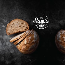 Logo Sams Bakery. Un proyecto de Diseño y Diseño gráfico de Michael Ramos - 04.11.2022