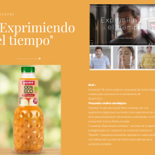 EXPRIMIENDO EL TIEMPO. Un proyecto de Publicidad, Creatividad y Estrategia de marca						 de Lucía L.B - 18.08.2023