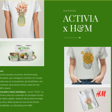ACTIVIA X H&M. Publicidade, Criatividade, e Estratégia de marca projeto de Lucía L.B - 18.08.2023