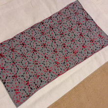 My project for course: Introduction to Japanese Sashiko Stitching. Un proyecto de Moda, Bordado, Tejido, DIY, Upc, cling y Diseño textil de Ian Oliveira de Almeida Zanforlin - 20.08.2023