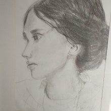 A Portrait in pencil. Fine Arts, Sketching, and Pencil Drawing project by Lesly Uys - 08.21.2023