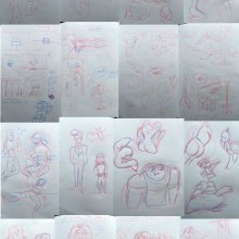 Mi proyecto del curso: Técnicas de dibujo en sketchbook para principiantes. Character Design, Sketching, Pencil Drawing, Drawing, and Sketchbook project by Gabriel - 08.26.2023