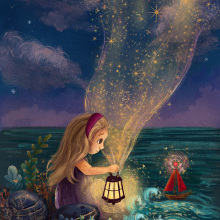 My project for course: Children’s Illustration with Procreate: Paint Magical Scenes. Traditional illustration, Digital Illustration, Children's Illustration, Digital Painting, and Picturebook project by Galina - 08.28.2023