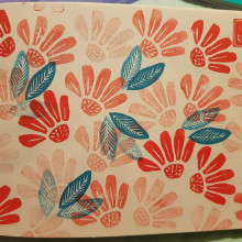Il mio progetto del corso: Disegno con timbri handmade. Un proyecto de Ilustración tradicional, Pattern Design, Estampación, Sketchbook y Grabado de gilbarbe30 - 31.08.2023