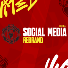 Manchester United Social Media Rebrand. Design, Br, ing e Identidade, e Design gráfico projeto de Raúl Marañón Calvario - 26.08.2023