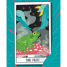 My project for: Mixed Media Animation in Procreate (The Frog). Un proyecto de Ilustración tradicional, Animación, Animación 2D, Ilustración digital e Ilustración animada de jensutherland - 02.09.2023