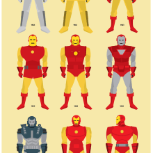IRON-MAN PROJECT. Design, Traditional illustration, Character Design, Editorial Design, Graphic Design, Comic & Infographics project by Norbi Baruch - 09.03.2023