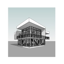 Mi proyecto del curso: Diseño y modelado arquitectónico 3D con Revit. 3D, Arquitetura, Arquitetura de interiores, Modelagem 3D, Arquitetura digital, e Visualização arquitetônica projeto de Ximena Aguilar Accourtt - 04.09.2023