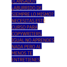 Mi proyecto del curso: Copywriting para copywriters. Publicidade, Cop, writing, Stor, telling, e Comunicação projeto de Maite García - 05.09.2023