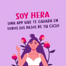 Hera, tu amiga menstrual. UX / UI, Mobile Design, Design de apps, e Design de produto digital projeto de Sara Vega Casero - 08.09.2023