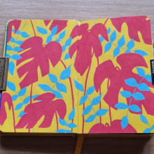 My project for course: Botanical Patterns in a Sketchbook: Conquer the Blank Page. Traditional illustration, Pattern Design, Botanical Illustration, and Sketchbook project by Rebecca Lane - 09.09.2023