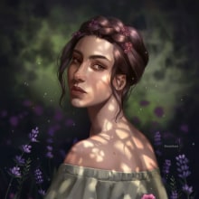 Secrets. Character Design, Digital Illustration, and Portrait Illustration project by stanielary - 09.05.2023