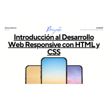 Mi proyecto del curso: Introducción al Desarrollo Web Responsive con HTML y CSS. Web Design, Web Development, CSS, HTML, and Digital Product Development project by Danny Espinosa Díaz - 09.13.2023