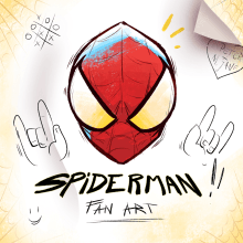 Spiderman fan art (character design). Animation, Character Design, and Game Design project by Xavier Tello Ruiz - 09.14.2023