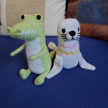 Mi proyecto del curso: Crochet: crea y transforma tus amigurumis. Un proyecto de Artesanía, Diseño de juguetes, Tejido, DIY, Crochet, Amigurumi y Diseño textil de valery_ibarra - 11.09.2023