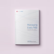 Diseño Editorial "Managing Every Mile" | Amadeus & LSE Consulting. Un proyecto de Diseño editorial, Diseño gráfico, Arquitectura de la información e Infografía de Pablo Antuña - 05.05.2017