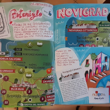 Cuaderno de viaje: un finde en Croacia . Collage, Sketchbook, and Picturebook project by Selena G. - 09.17.2023