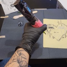 Mi proyecto del curso: Técnicas de tatuaje blackwork con línea fina. Desenho de tatuagens projeto de Tamara Alvarez - 19.09.2023
