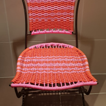 Il mio progetto del corso: Tecniche di intreccio con corda per sedute colorate. Design, Arts, Crafts, Furniture Design, Making, and Weaving project by Rossana - 09.21.2023