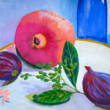 My project for course: Gouache Painting: Create Vibrant Works of Art. Fine Arts, Painting, Color Theor, and Gouache Painting project by Denise DESENEPART - 09.21.2023
