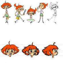 Meu projeto do curso: Design de personagens para animação com Photoshop. Animação, Design de personagens, e Animação de personagens projeto de Sara Pena - 20.09.2023
