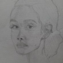 Meu projeto do curso: Caderno de retratos: explore o rosto humano. Esboçado, Desenho, Desenho de retrato, Desenho artístico, e Sketchbook projeto de danidrssantos - 18.07.2023