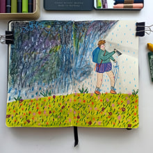 Mi proyecto del curso: Ejercicios en cuaderno para crecer como artista. Ilustração tradicional, Artes plásticas, Esboçado, Desenho, e Sketchbook projeto de heyder - 23.09.2023