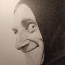 Retrato Marty Feldman - Igor - "El jovencito Frankenstein" - grafito. Film, Video, TV, Fine Arts, Film, Pencil Drawing, Drawing, Portrait Drawing, Realistic Drawing, and Artistic Drawing project by César Delgado - 02.12.2023