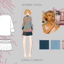 Mi proyecto del curso: Artbook de moda: crea figurines en Adobe Illustrator. Un proyecto de Ilustración tradicional, Moda, Diseño gráfico, Ilustración vectorial, Diseño de moda, Ilustración digital e Ilustración de moda					 de Lorna Ciliberto - 30.09.2023