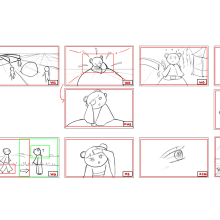 My project for course: Introduction to Storyboarding. Ilustração tradicional, Direção de arte, Produção audiovisual, Ilustração digital, Stor, board, Concept Art, e Desenho digital projeto de Ngân Dương - 02.10.2023