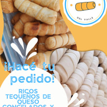 Tequeños del Valle. Cooking, Marketing, Social Media, Audiovisual Production, and Logo Design project by Andrea Lara Molinett - 10.06.2023