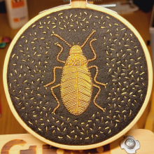my little bug. Embroider, and Fiber Arts project by carla seixas - 10.06.2023