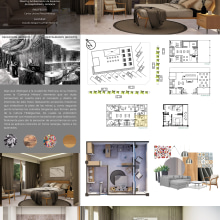 Habitación de Hotel. Un proyecto de Diseño de interiores de Abigail Guzmán - 10.10.2023