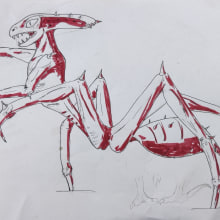 My project for course: Creature Design and Sculpture for Film. Un proyecto de Diseño de personajes, Artesanía, Bellas Artes, Escultura y Concept Art de Roy Ebbelaar - 13.10.2023